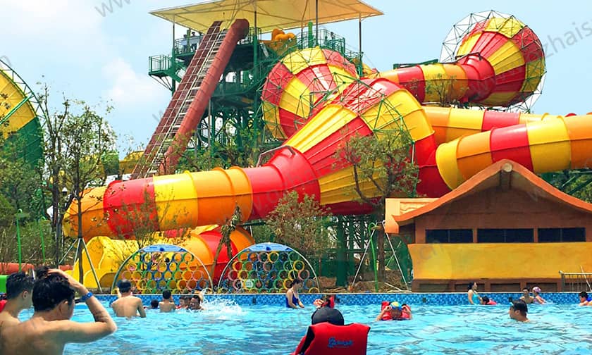 苏州乐园森林水世界暴风谷滑道 苏州乐园森林水世界暴风谷滑道