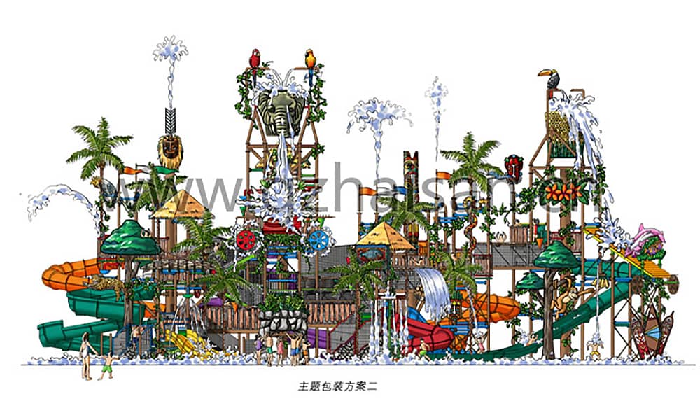 米兰·(milan)中国游乐为海花岛水上主题乐园提供设备制造安装全程服务