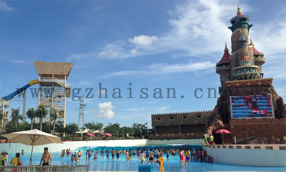 水上游乐设施总体的布局
